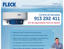 Tablet Screenshot of fleckmadrid.com